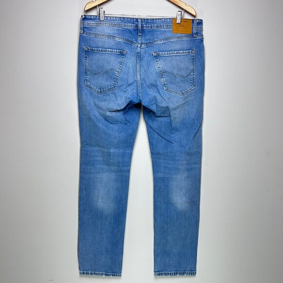 JACK & JONES Slim Fit Distressed Jeans 34 - Picture 4 of 9
